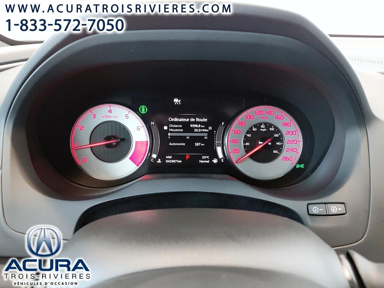 2025 Acura RDX A-Spec sh-awd, toit pano, lumières DEL Black Trois-Rivières - photo #24