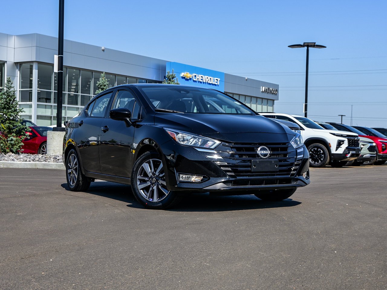 2025 Nissan Versa SV CVT Black Sherwood Park - photo #1