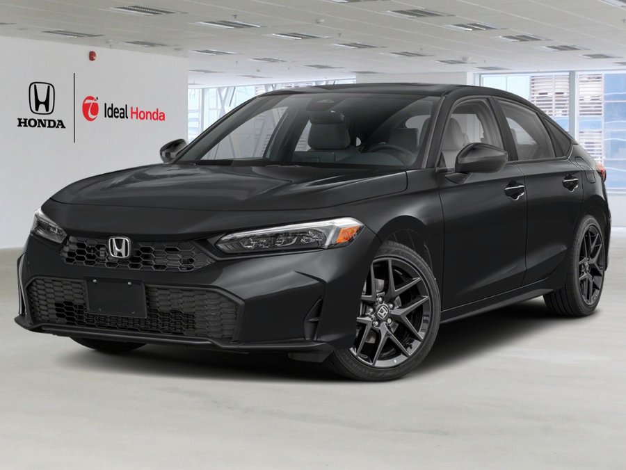 2026 HONDA Civic Hatchback Hybrid SPORT Crystal Black Pearl
