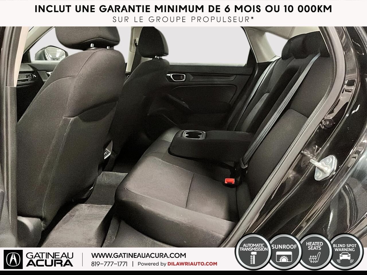 Honda Civic EX 2022 Noir Gatineau - photo #23