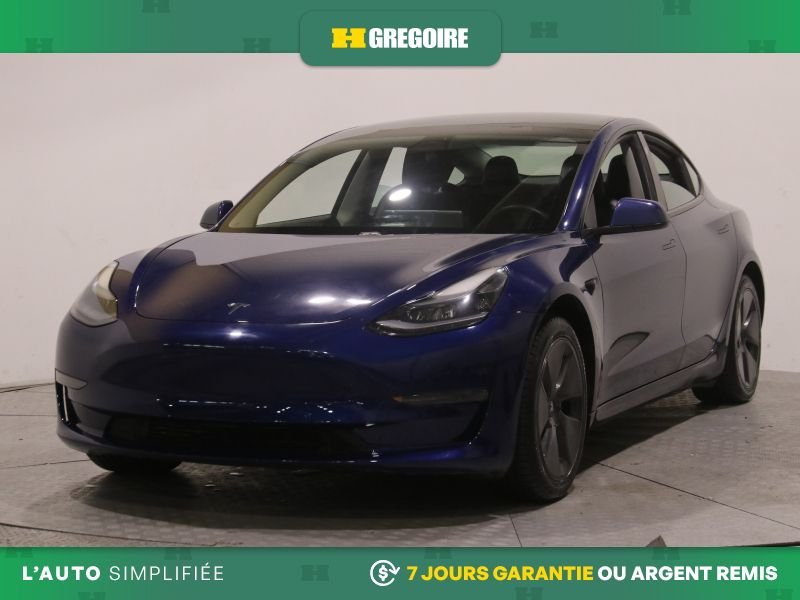 2021 Tesla Model 3 Blue Blainville - photo #2
