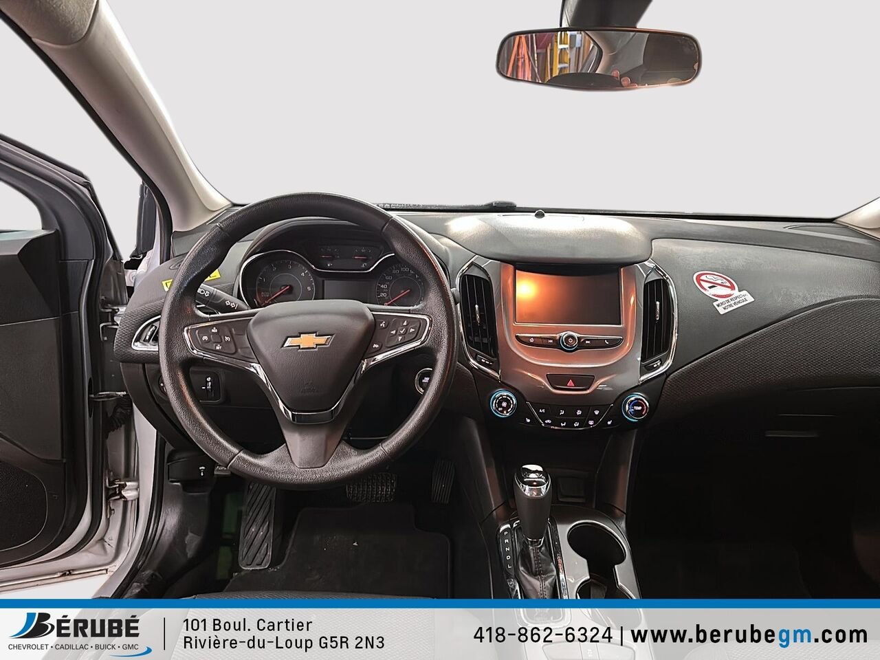 CHEVROLET CRUZE LT LT 1.6L berline 4 portes avec 1SH 2018 Argent Rivière-du-Loup - photo #9
