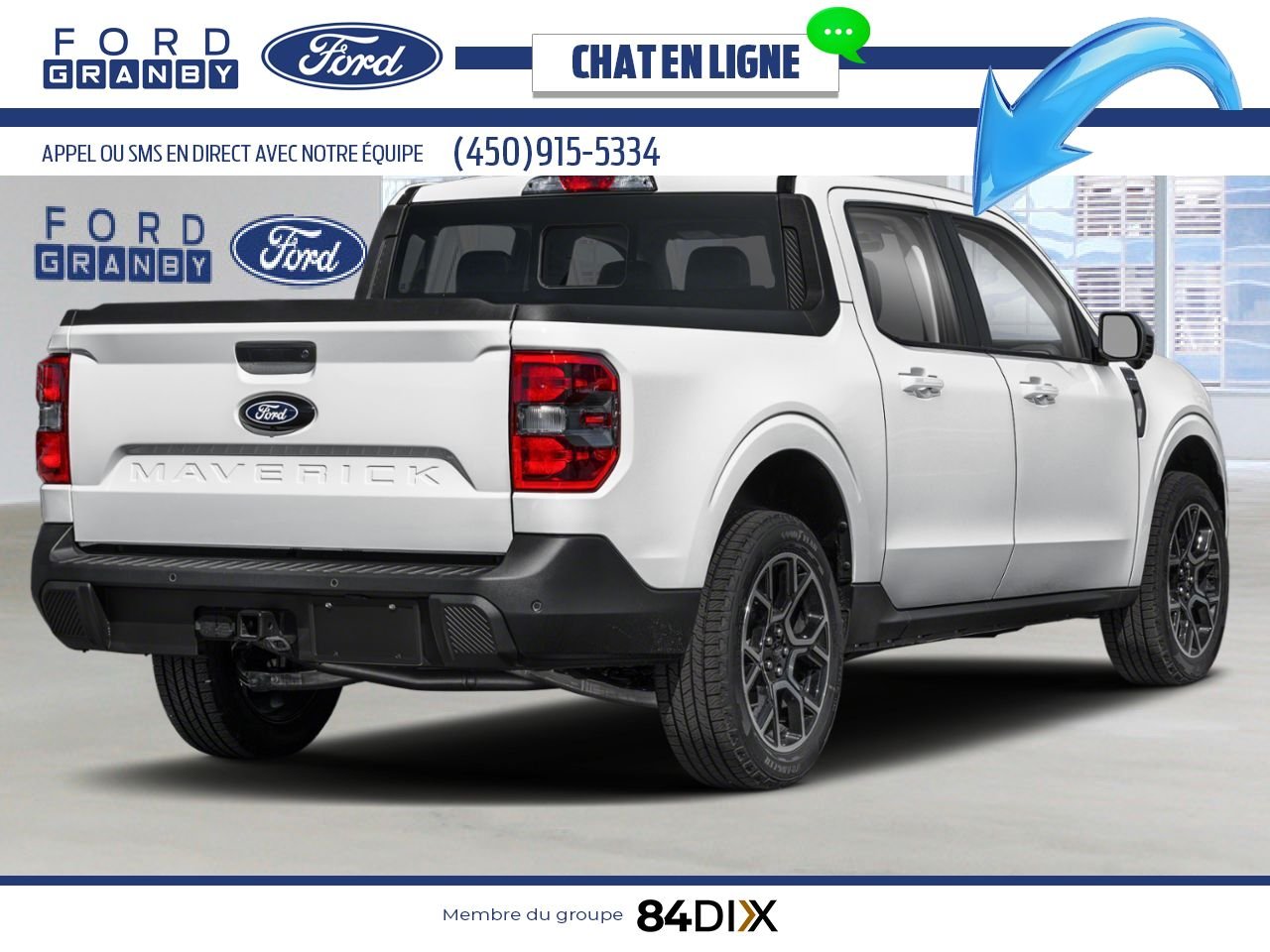 2025 Ford Maverick Space White Metallic Granby - photo #1