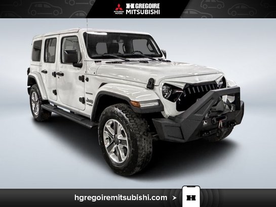 2021 Jeep Wrangler Unlimited Sahara 4X4 Cuir Caméra GPS White