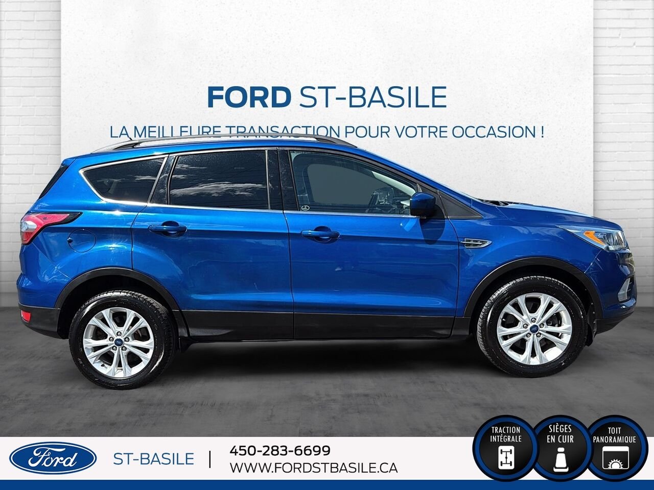 Ford Escape 2018 Bleu Saint-Basile-le-Grand - photo #9