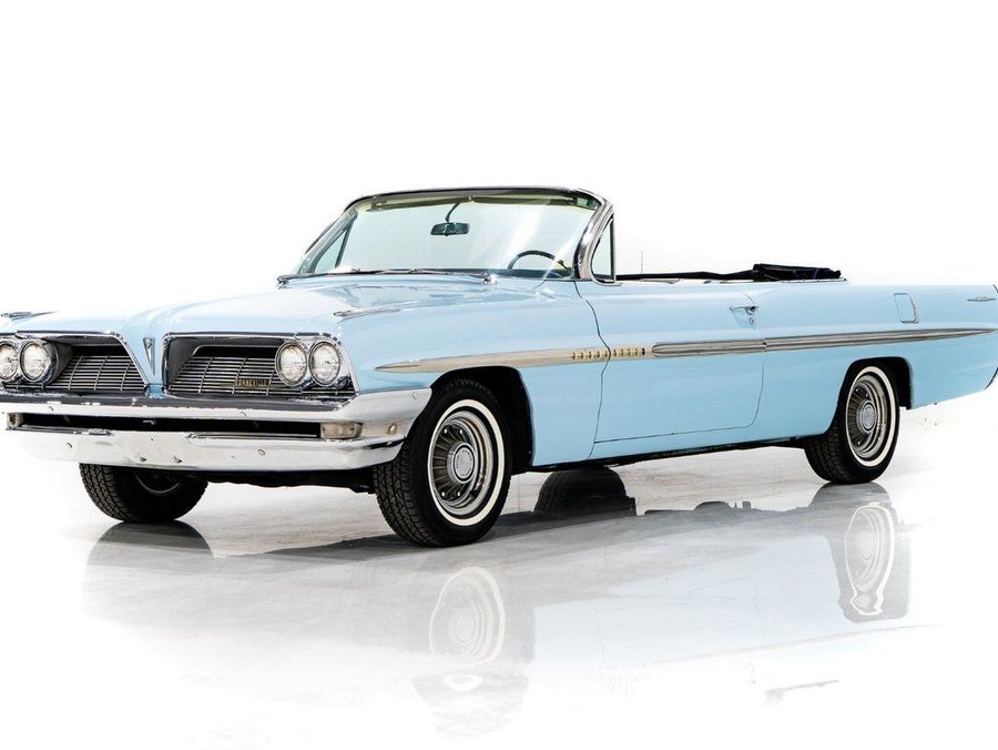 Pontiac Bonneville 1961 1961 Bleu