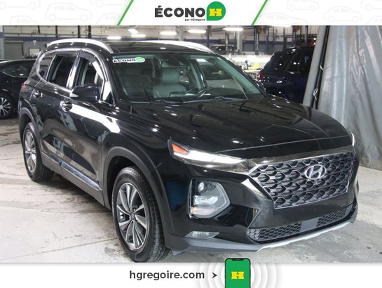 2019 Hyundai Santa Fe Luxury AWD CUIR TOIT BLUETOOTH CAMÉRA MAGS Black