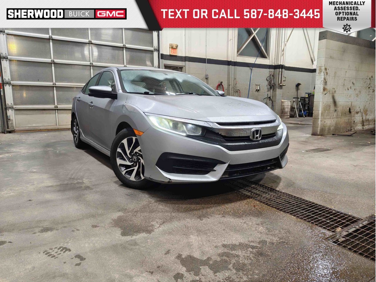 2016 Honda Civic Sedan 4dr CVT EX Grey Sherwood Park - photo #0