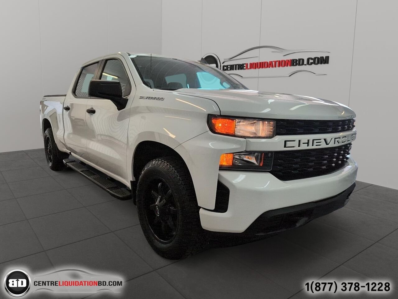 Chevrolet Silverado 1500 LTD CUSTOM CREW CAB 2.7L TURBO 4X4 BOITE 6.5P | A8660A 2022 Blanc Granby - photo #2