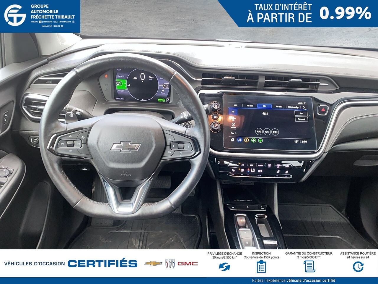 CHEVROLET BOLT EUV L Traction avant 4 portes LT 2023 Rouge Montmagny - photo #8
