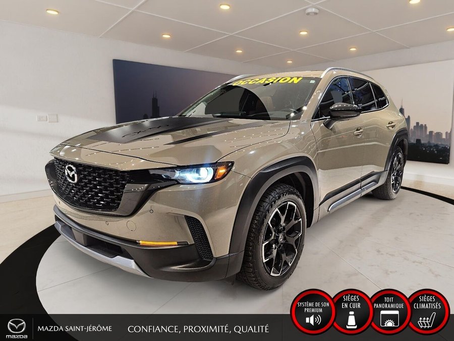 2024 Mazda CX-50 Édition Meridian | 24 167 KM | TOIT PANORAMIQUE | CUIR BRUN | NAVIGATION | AWD Beige