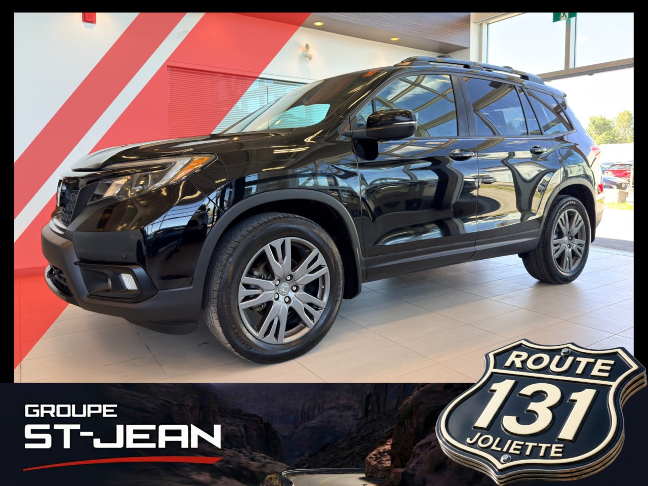 2020 Honda Passport Black Notre-Dame-des-Prairies - photo #0