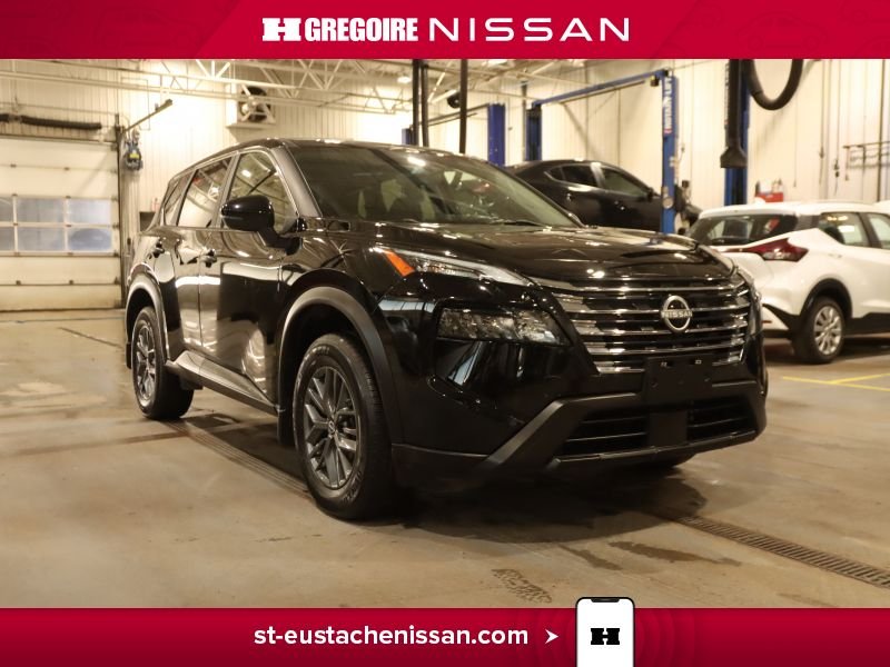 2024 Nissan Rogue S AWD DEM. A DISTANCE APPLE CARPLAY SIEGES CHAUFAN Black