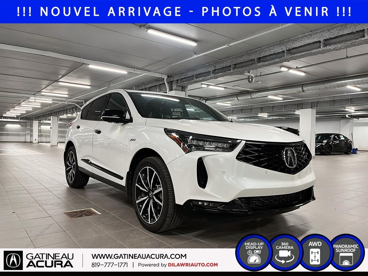 Acura RDX A-Spec Platinum Élite SH-AWD 2025 Blanc Gatineau - photo #2