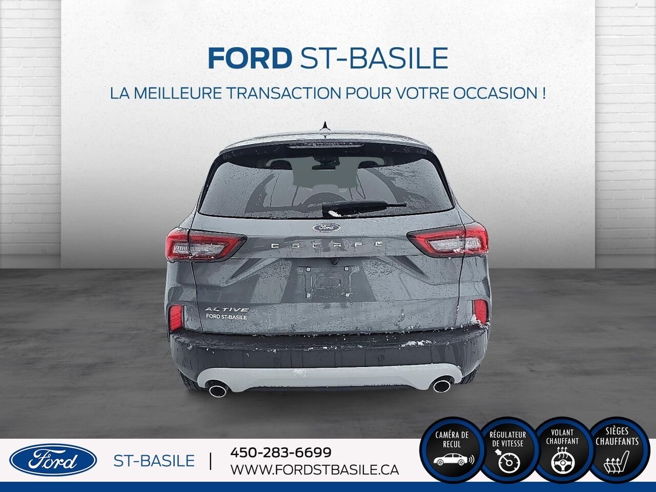 Ford Escape 2023 Gris Saint-Basile-le-Grand - photo #6
