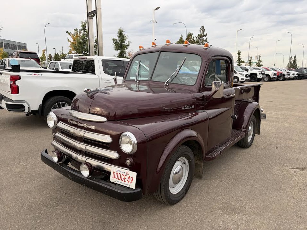1949 Dodge B1B Red Sherwood Park - photo #2