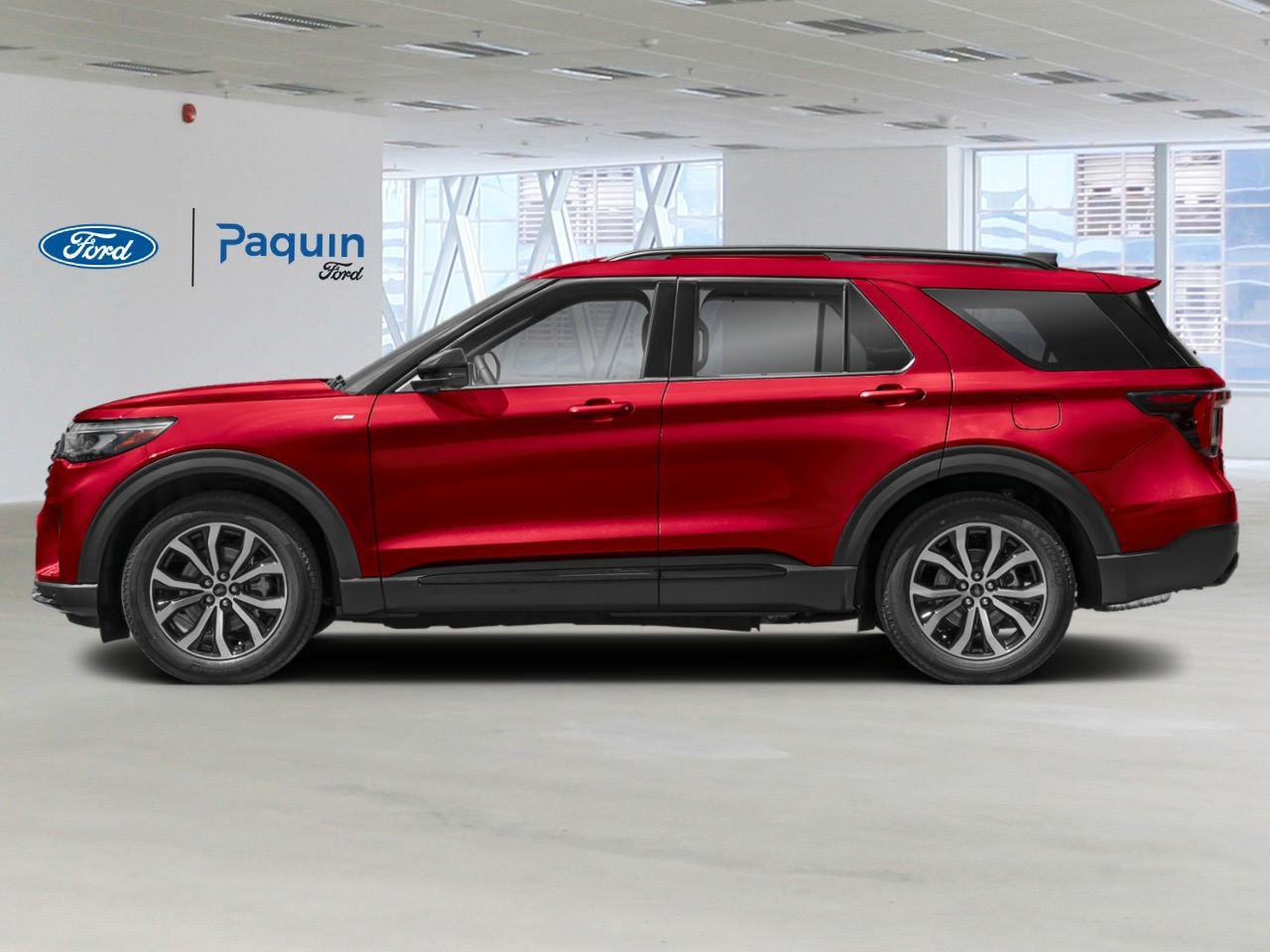 2026 Ford Explorer Rapid Red Metallic Tinted Clearcoat Rouyn-Noranda - photo #2