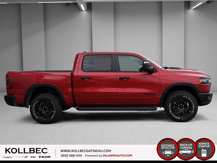 2026 RAM 1500 Rebel cabine d'équipe 4x4 caisse de 5 pi 7 po Molten Red Pearl