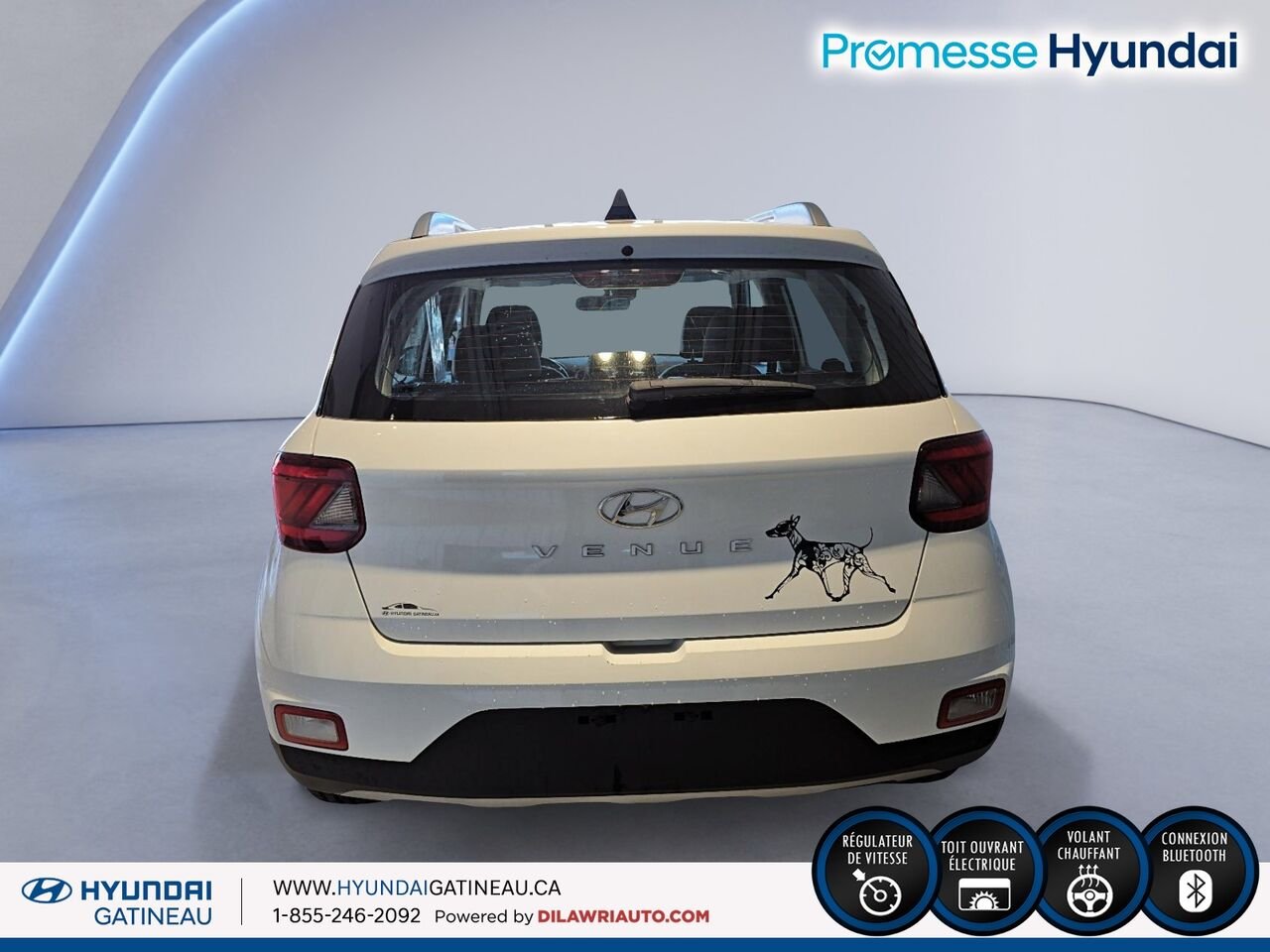 Hyundai Venue Ultimate IVT *** carfax clean , toute equiper , certifier*** 2022 Blanc Ottawa & Gatineau - photo #4