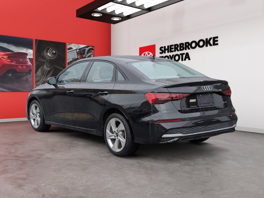2026 Audi A3 berline FRONT TRAK/SIÈGES CHAUFFANTS/TOIT OUVRABT/AC BIZONE/SIÈGES EN CUIR/CAMÉRA DE RECUL/BLUETOOTH Black