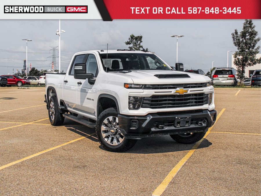 2024 Chevrolet Silverado 2500HD Custom 6.6L Gas | Convenience Package White