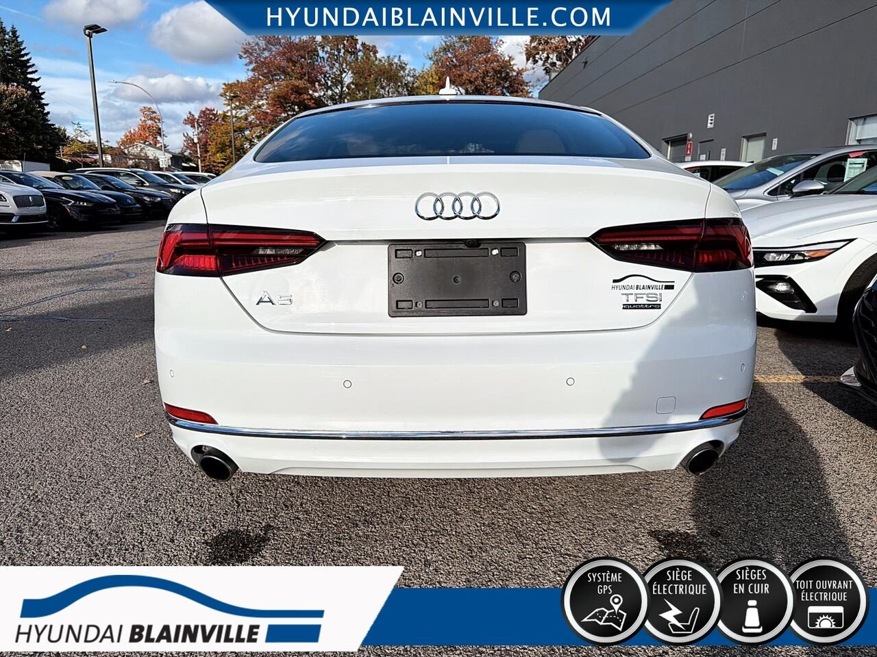 Audi A5 Sportback 2018 Blanc Blainville - photo #4