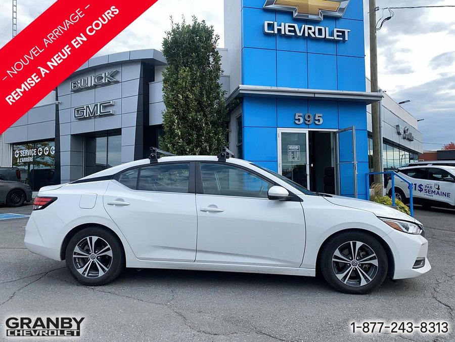 2020 Nissan Sentra SV CVT White