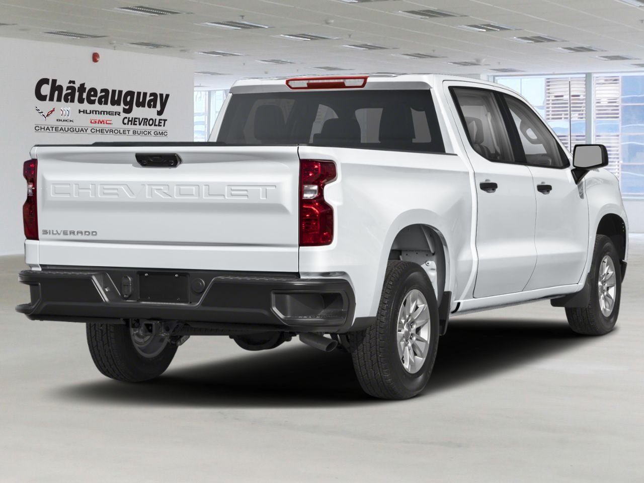 CHEVROLET Silverado 1500 Custom cabine multiplace 4RM 147 po 2026 Blanc sommet Châteauguay - photo #2