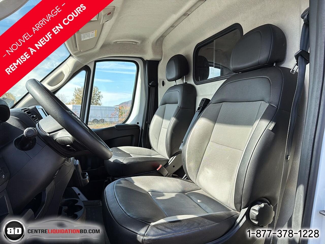 Ram ProMaster fourgonnette utilitaire 2500 Tradesman toit élevé 136 po avec siège passager | BD0464 2025 Blanc Granby - photo #11