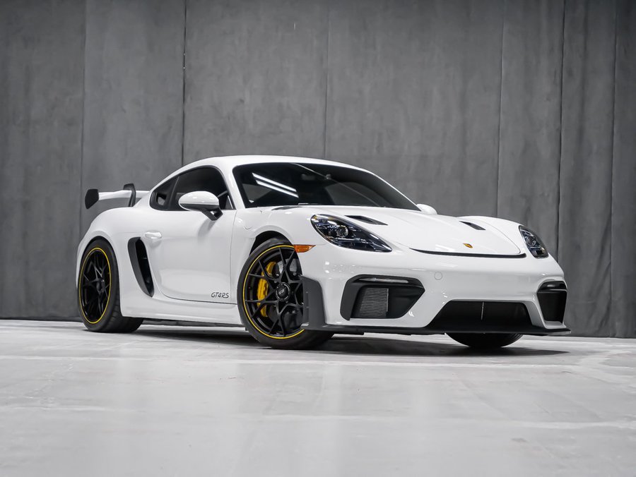 2025 Porsche 718 Cayman GT4 RS White