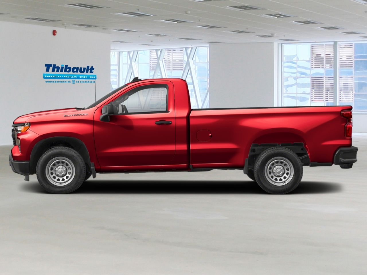 CHEVROLET Silverado 1500 WT cabine classique 4RM 140 po 2026 ROUGE ARDENT Sherbrooke - photo #1