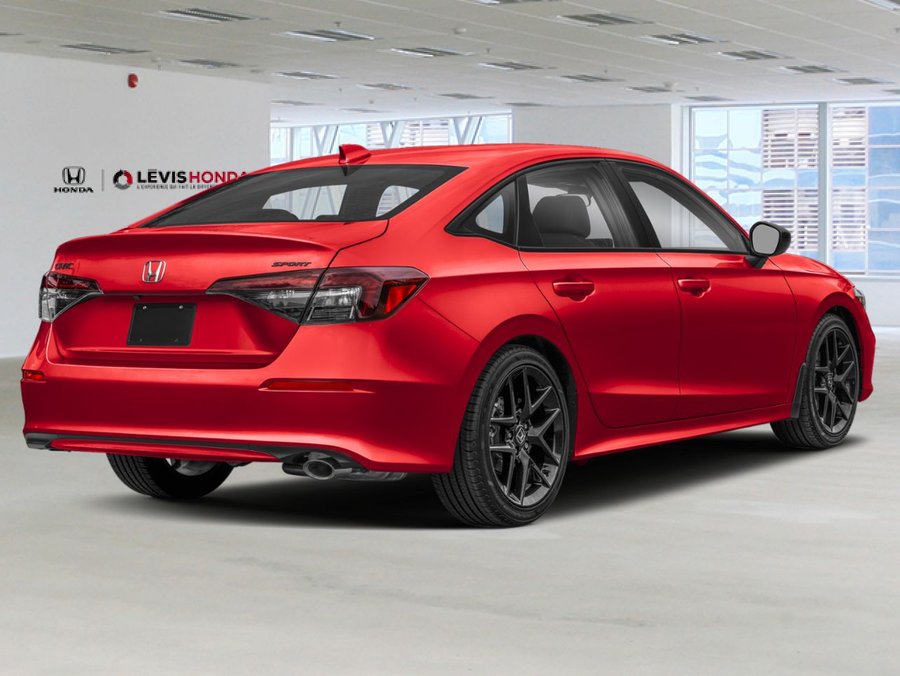 2026 HONDA Civic Sedan Sport CVT Rallye Red
