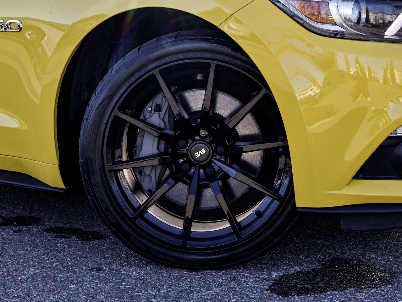 2015 Ford Mustang 2dr Fastback GT Premium Yellow Sherwood Park - photo #5