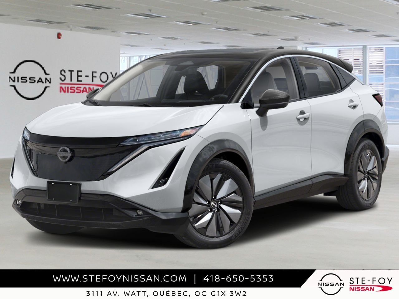 2026 NISSAN ARIYA Everest White Pearl Tricoat/Black Diamond Pearl Saint-Eustache - photo #0