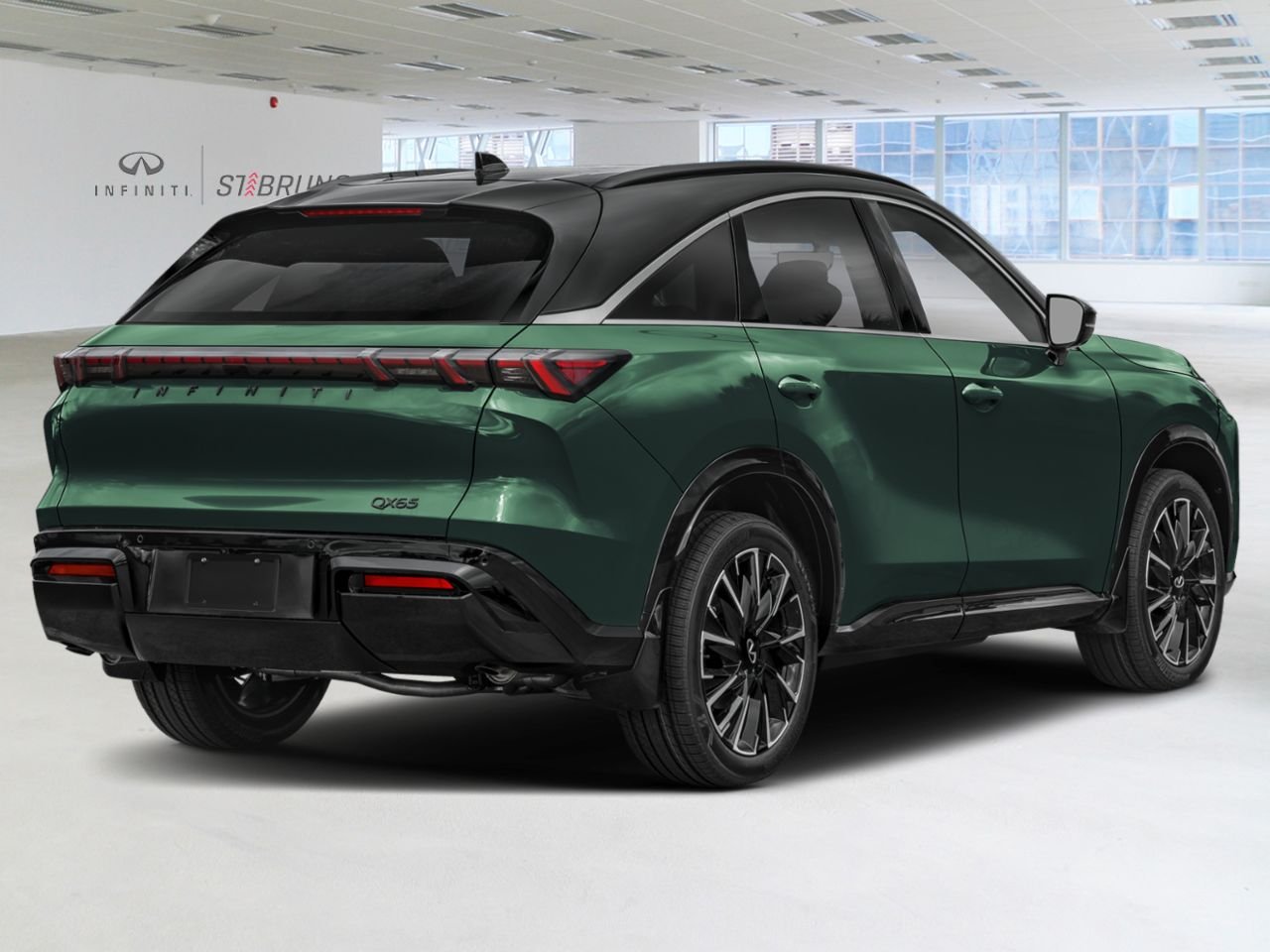 2027 INFINITI QX65 Deep Emerald/Black Obsidian Saint-Basile-le-Grand - photo #2