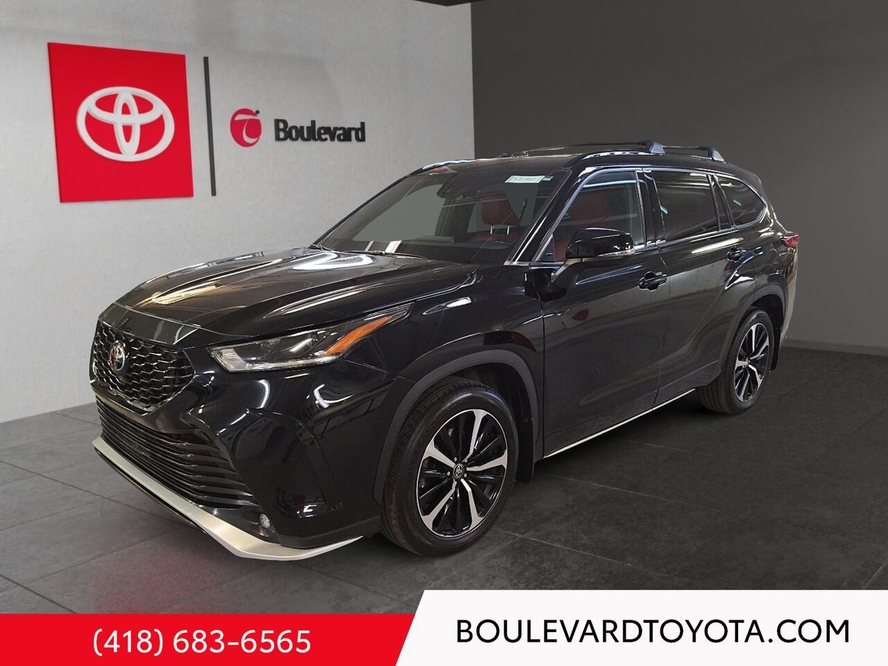 Black 2022 Toyota Highlander SUV / Crossover All-Wheel Drive Automatic