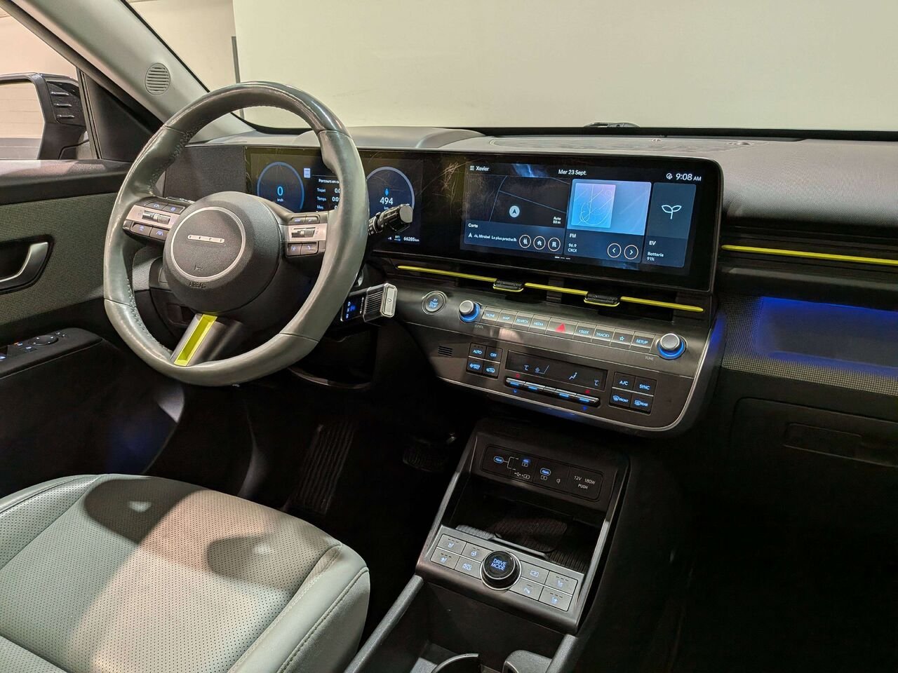 2024 Hyundai Kona Electric Ultimate FWD w/Sage-Green Interior Black Val-David - photo #20