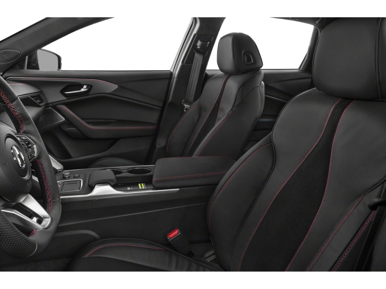 Acura TLX A-Spec 2023 MAJESTIC BLACK PEARL(NH-893PZ)-RED Saint-Eustache - photo #11
