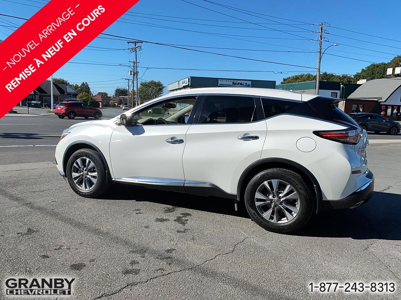 2015 Nissan Murano Traction intégrale 4 portes SL | 26-0881B White Granby - photo #7