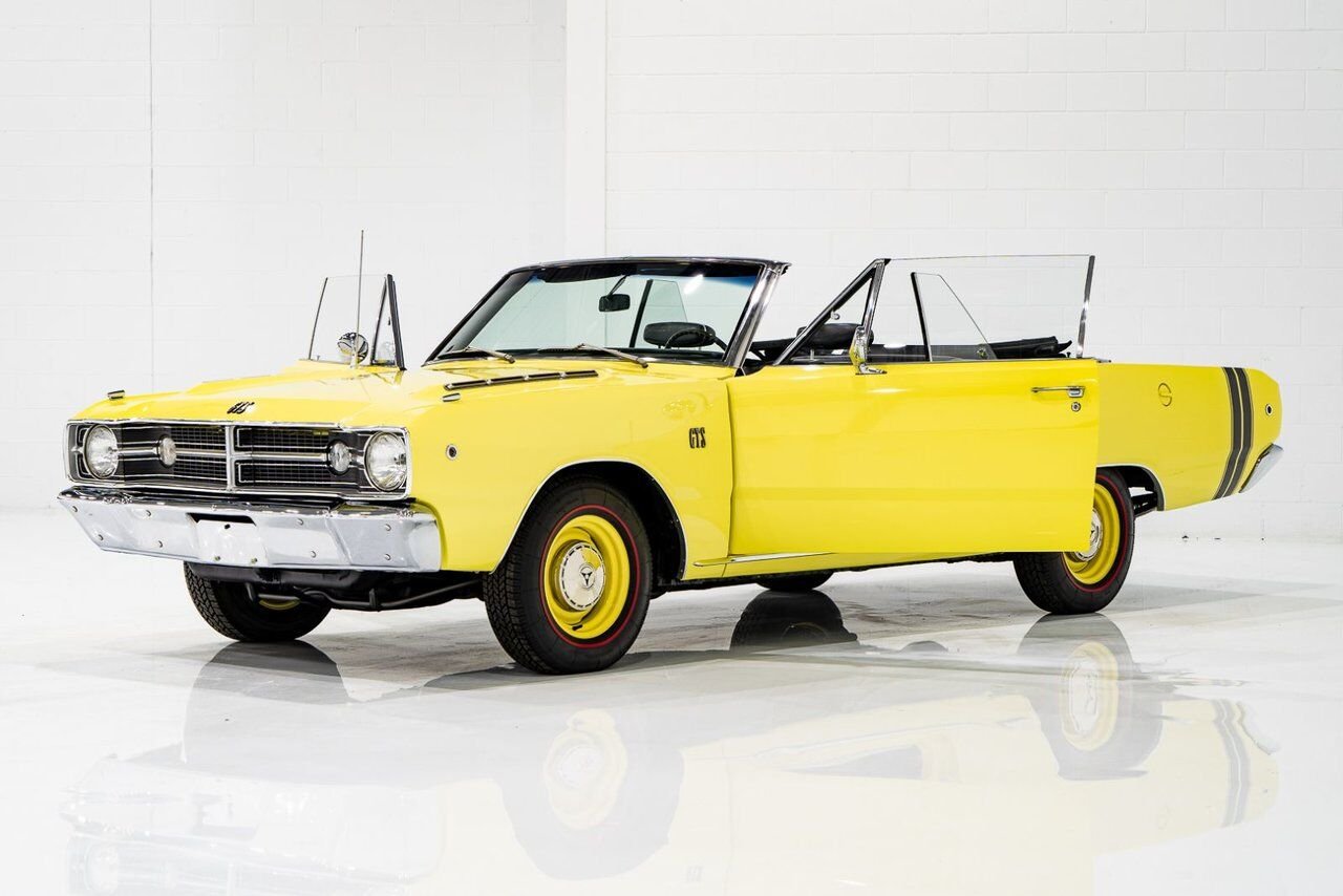 Dodge Dart *PRIX EN USD* GTS Conv Matching #s 340 cu in With Original Built Sheet 1968 Jaune Montréal - photo #39