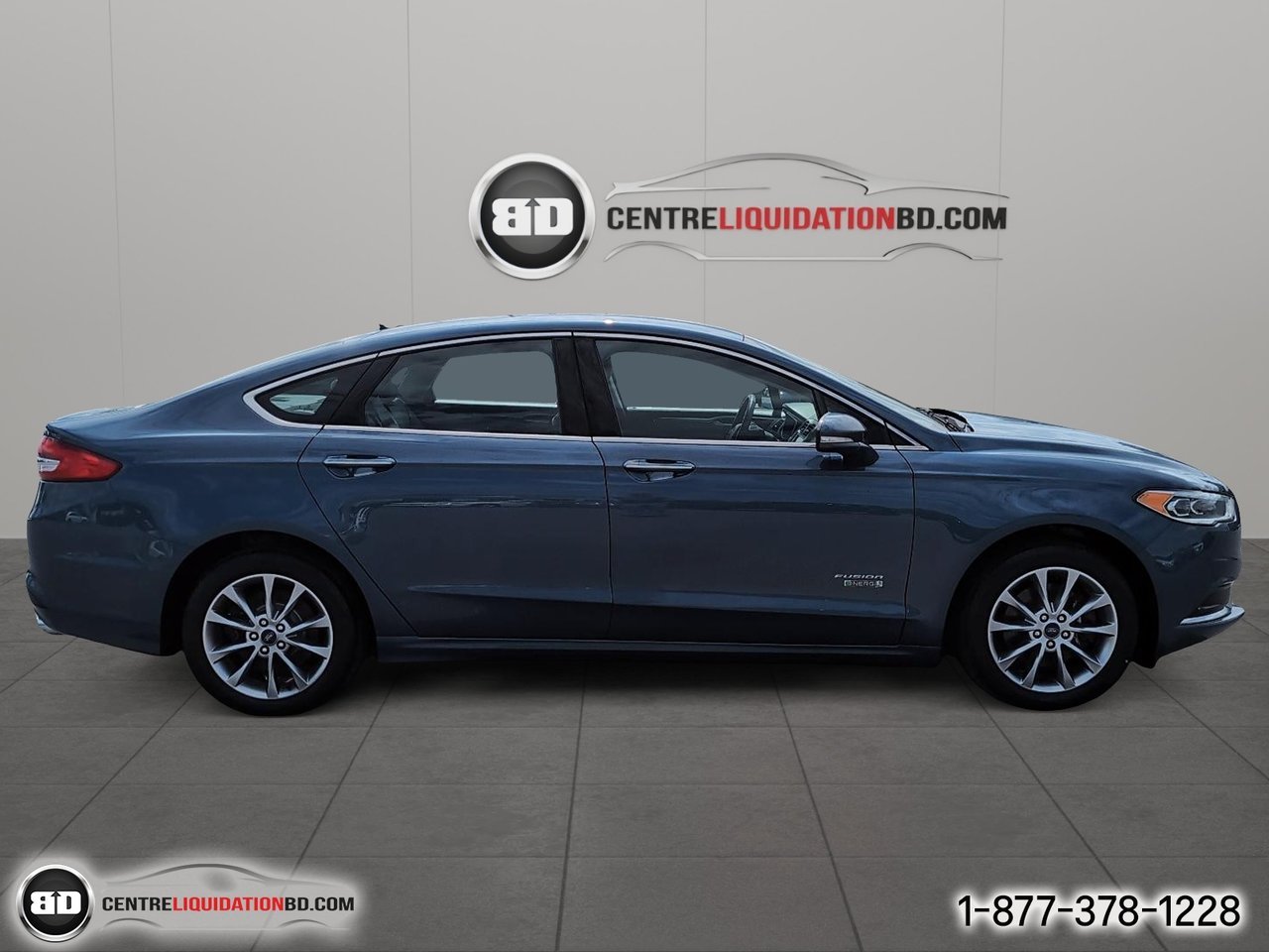 2018 Ford Fusion Energi SE ENERGI | A8539 Blue Granby - photo #3