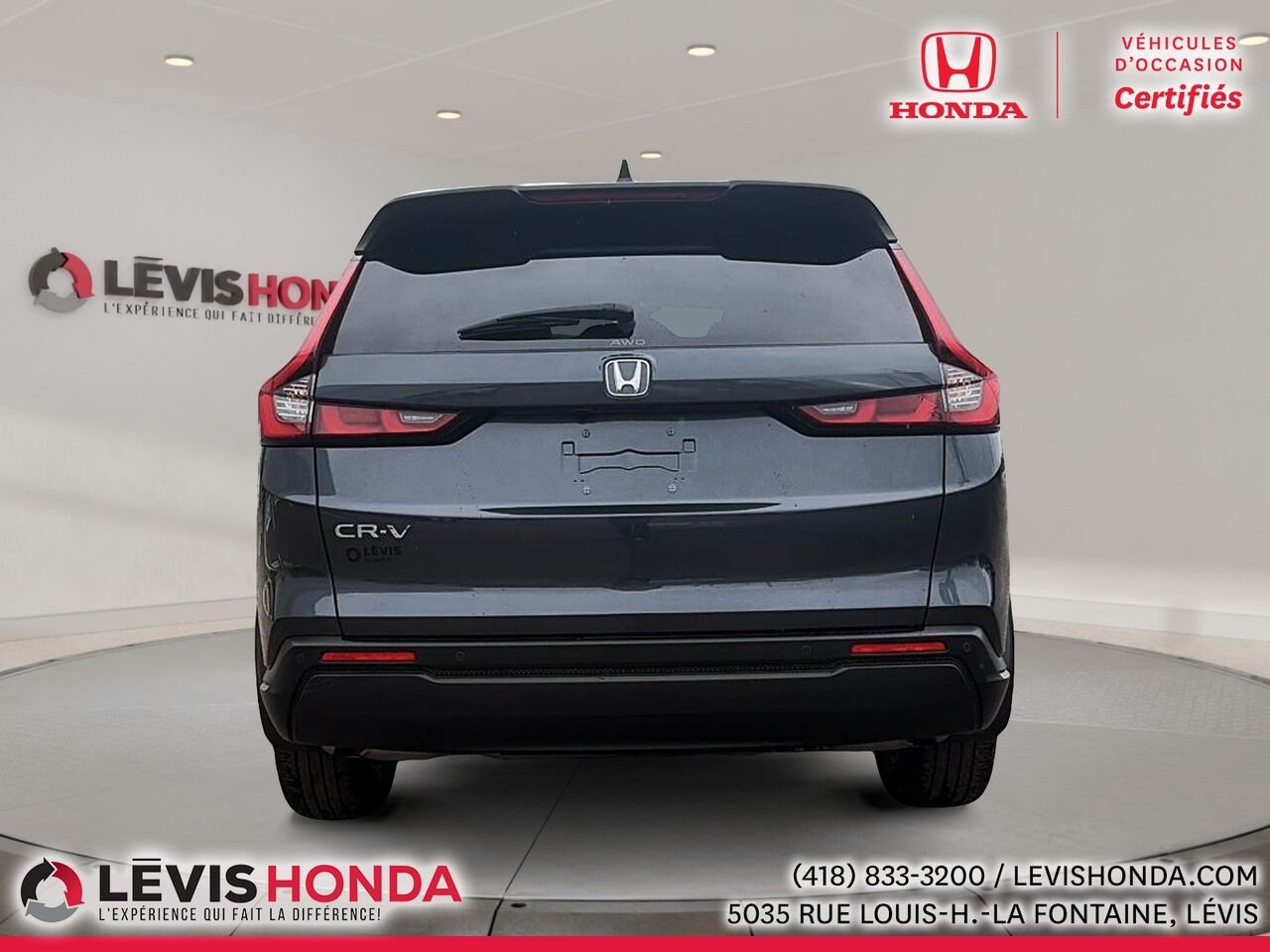 Honda CR-V EX-L AWD EX-L Traction Intégrale 2023 Gris Lévis - photo #10