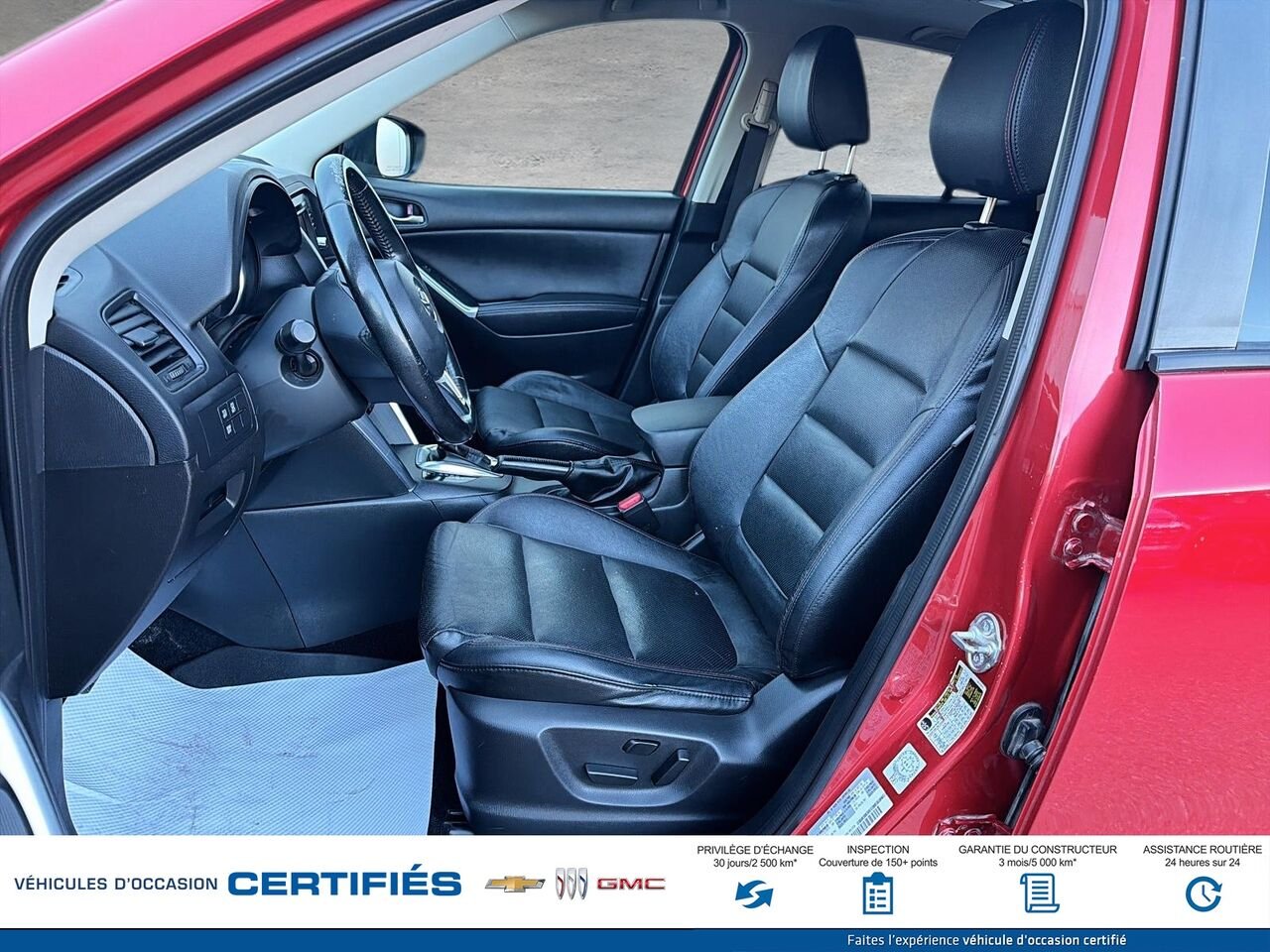 Mazda CX-5 Traction intégrale, 4 portes, boîte automatique, GT 2015 Rouge Montmagny - photo #7