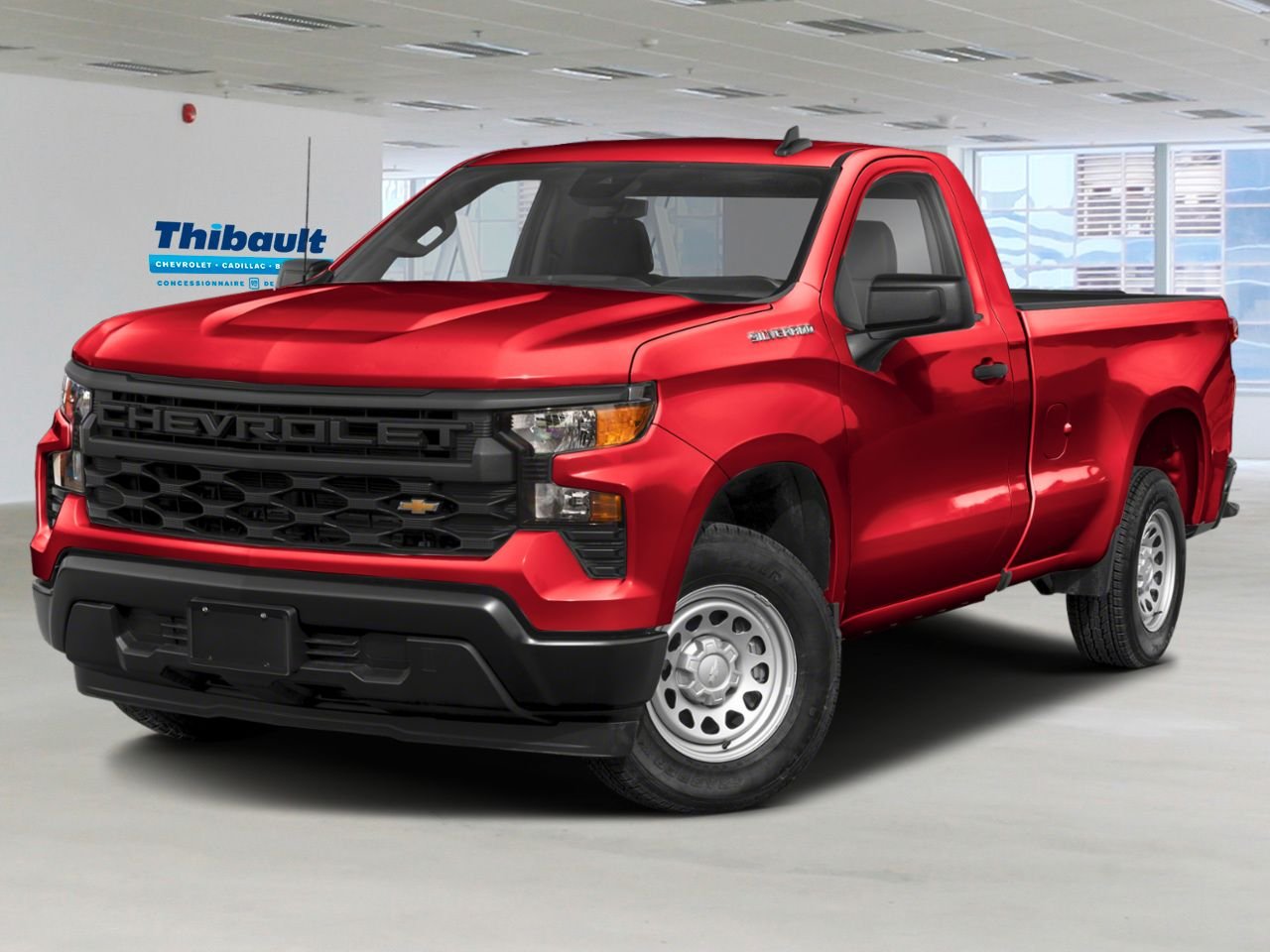 CHEVROLET Silverado 1500 WT cabine classique 4RM 140 po 2026 ROUGE ARDENT Sherbrooke - photo #0