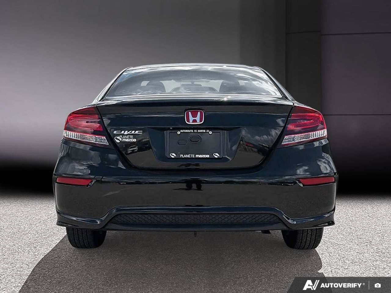 Honda Civic Coupe 2HGFG3A58FH001954 2015 Noir Mirabel - photo #3