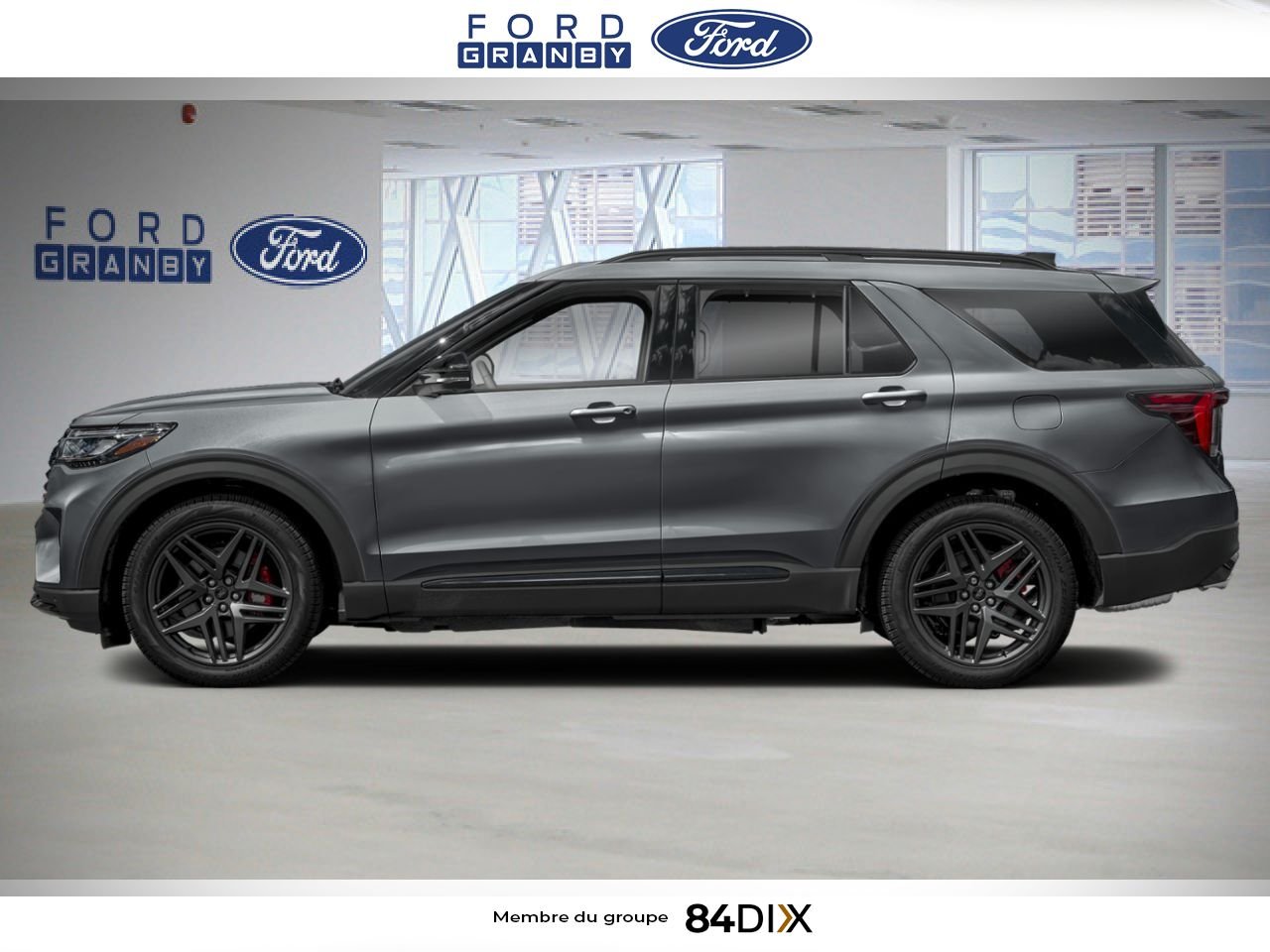 2026 Ford Explorer Carbonized Grey Metallic Granby - photo #2