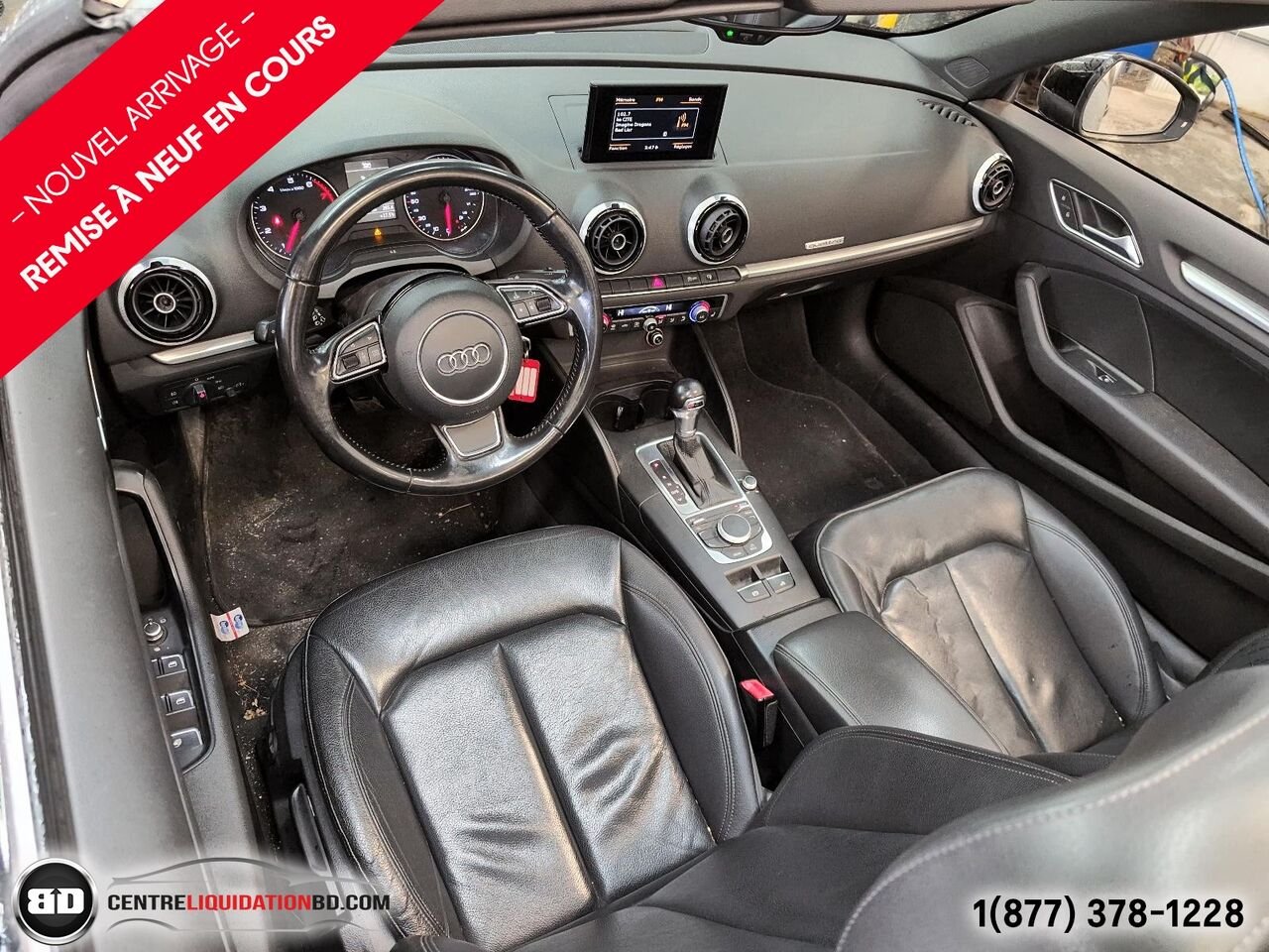 2015 Audi A3 2.0T Progressiv TSI QUATTRO CONVERTIBLE | BD0240 Black Granby - photo #9
