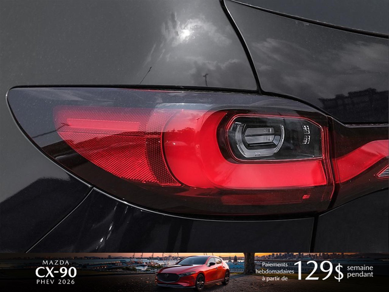 Mazda CX-90 hybride rechargeable JM3KKEHA4T1373805 2026 Noir de jais mica Mirabel - photo #9
