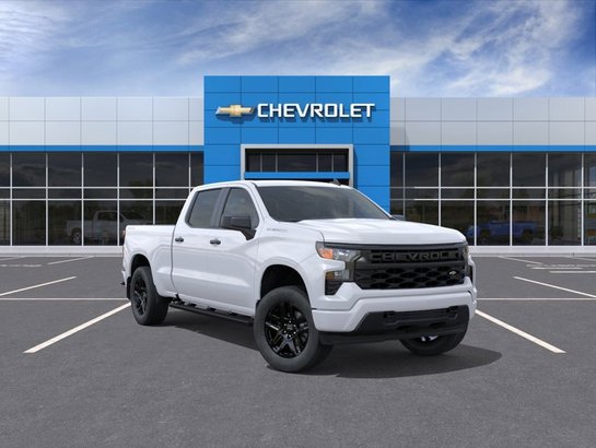 2026 CHEVROLET Silverado 1500 Custom cabine multiplace 4RM 157 po SUMMIT WHITE