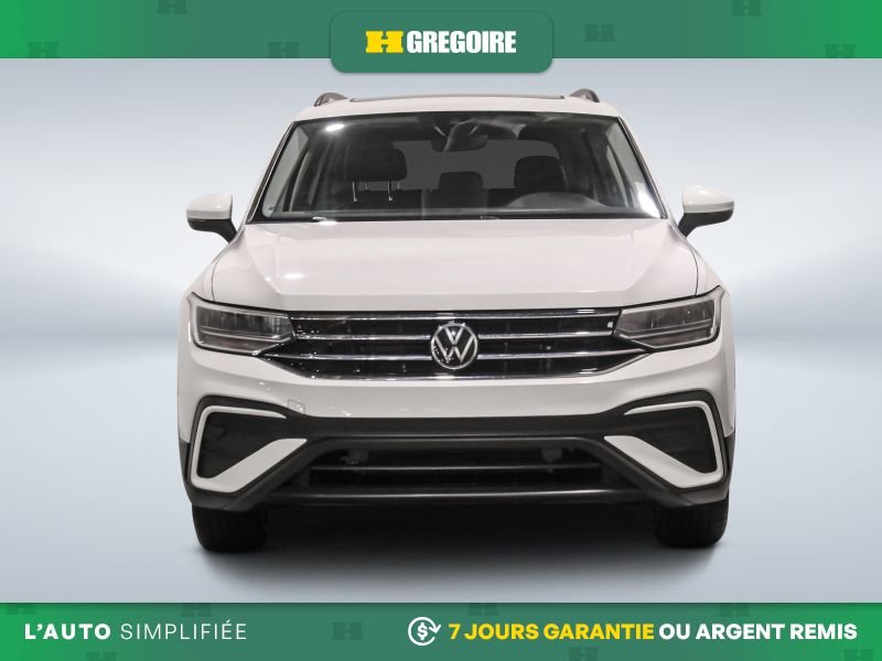 Volkswagen Tiguan Comfortline AWD AUTO AC CUIR TOIT MAGS CAM RECUL B 2022 Blanc